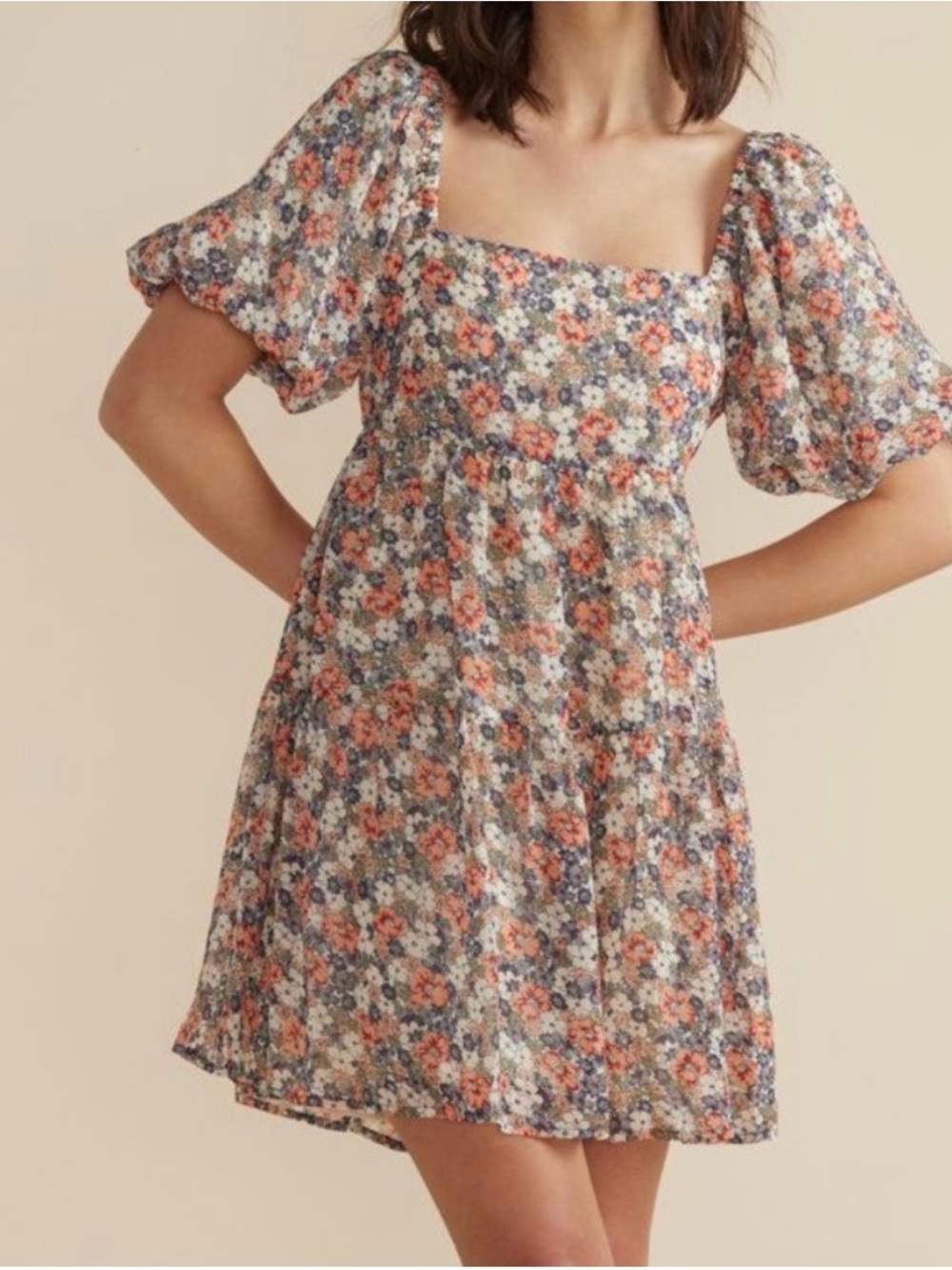MINKPINK mini floral dress